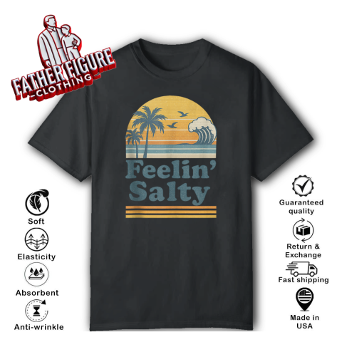 Feelin039 Salty Beach Summer Vacation Vintage T Shirt