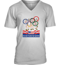 Caitlin Clark Tshirt Olympics The Only Player That Matters 2024 V Neck T Shirt