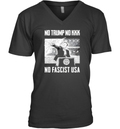 Elon Musk No Trump No Kkk No Fascist Usa V Neck T Shirt