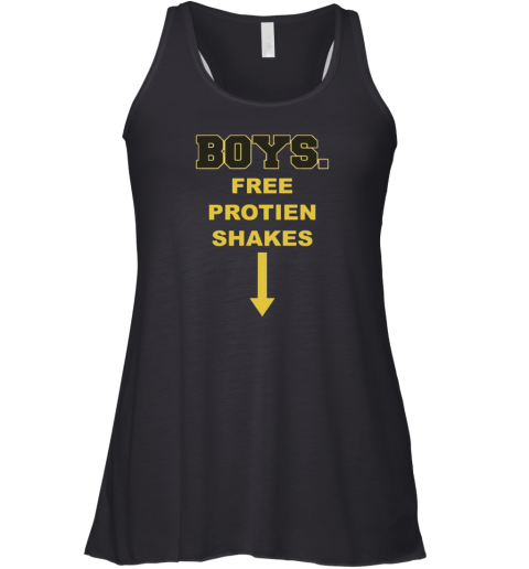 Boys Free Protien Shakes Racerback Tank