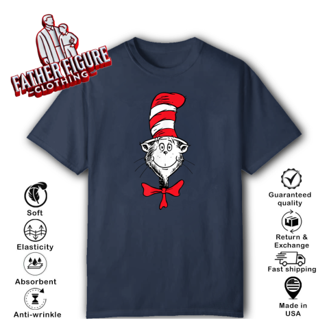 Dr Seuss The Cat In The Hat Face T Shirt