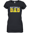Dad Life Softball Baseball Grandpa Father039S Day Women039S V Neck T Shirt