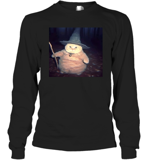 Cheeseball The Wizard Cat Meme Long Sleeve T Shirt