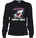 Colorado Avalanche Snoopy Perfect Smile The Peanuts Youth Long Sleeve