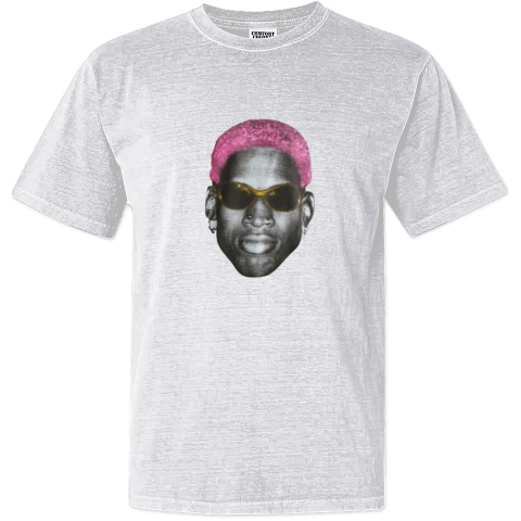 Dennis Rodman The Worm Face Dyed Heavyweight T Shirt