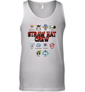 Anime Straw Hat Crew Jolly Roger Logos Tank Top
