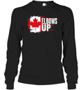 Elbows Up Canada Strong Long Sleeve T Shirt