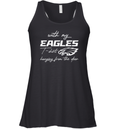 Eagles Shirt Hanging From The Door Racerback Tank