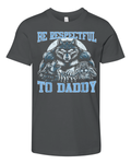 Alpha Wolf Be Respectful To Daddy Funny Meme Cringe Premium Youth T Shirt