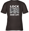 Donald Trump Lock Him Up Youth T Shirt