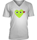 Cdg Play Heart V Neck T Shirt