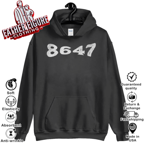 8647 Shirt Retro Subtle Anti Trump Hoodie