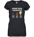 Bruce Springsteen Wearing Trump Know Your Parasites Women039S V Neck T Shirt