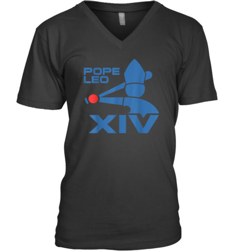 Da Pope Leo The 14Th Xiv Baseball Apparel V Neck T Shirt