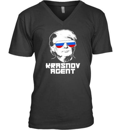 Agent Krasnov Trump V Neck T Shirt
