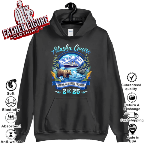 Cruisin Together Alaska 2025 Family Friend Alaska Cruise Hoodie