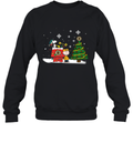 Boston Bruins Snoopy Charlie Brown Woodstock Stanley Cup Christmas Sweatshirt