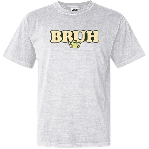 Bruh Frog Dyed Heavyweight T Shirt