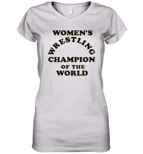 Andy Kaufman Womens Wrestling Champion Women039S V Neck T Shirt