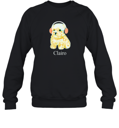 Clairo Dog With Headphones Sweatshirt