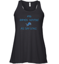 14 Ramen Noodle All Day Long Detroit Lions Racerback Tank