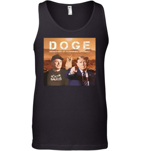 Elon Musk And Trump Doge Department Of Government Efficiency 2024 Tank Top