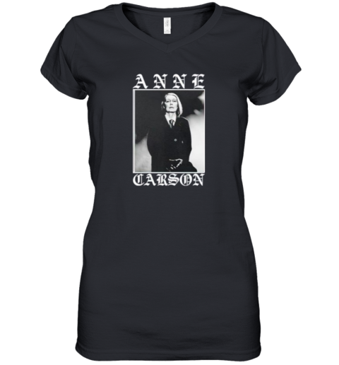 Anne Carson Photo Women039S V Neck T Shirt