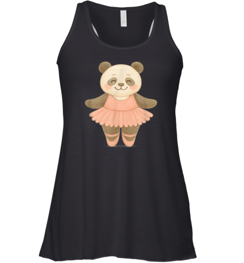 Adorable Ballerina Panda Racerback Tank