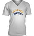 Boston Twea Party Big Logo Twisted Tea V Neck T Shirt