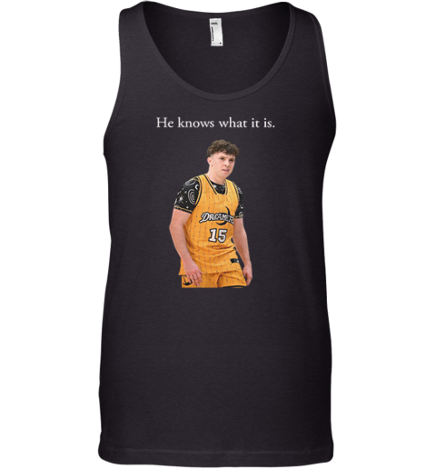 Eli Ellis He Knows What It Is Tank Top