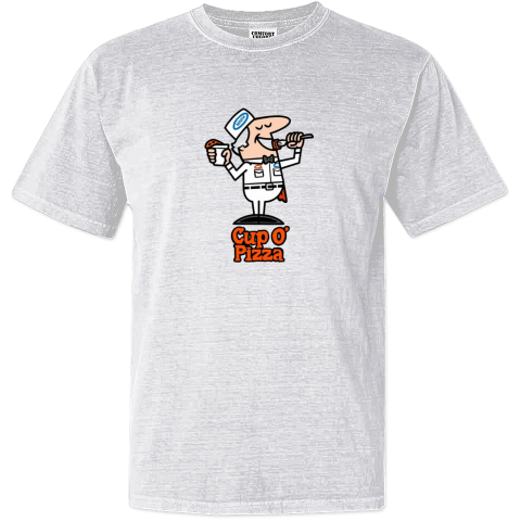 Cup O Pizza Dyed Heavyweight T Shirt