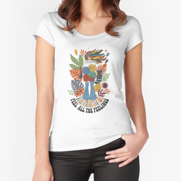 Feel All The Feelings Fitted Scoop T-Shirt for Sale by PapaAli