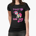 Today Is Leg Day Gym Motivation Pony Fitness  Fitted T-Shirt for Sale by NibiruHybrid