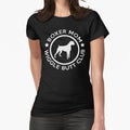 Boxer Mom - Wiggle Butt Club Fitted T-Shirt for Sale by lmtshirt