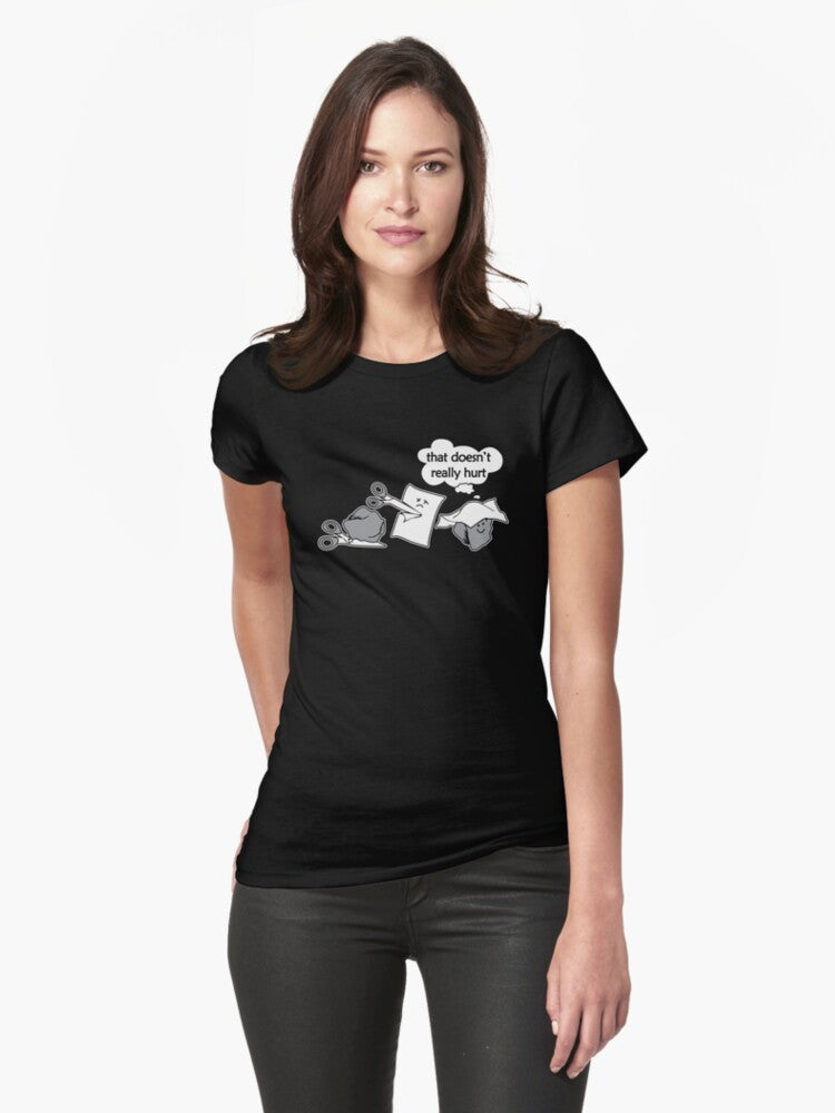 That Doesnt Really Hurt Fitted T-shirt | Trendy Graphic Tee | Casual Unisex T-shirt