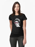 Queen s Platinum Jubilee Queen Head Union Jack Sunglasses Fitted T Shirt T Shirt Viral US Style Hot Search US