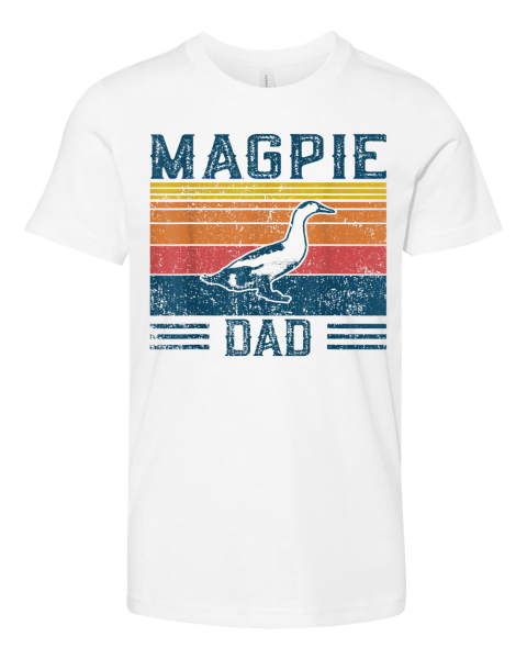 Best Duck Dad Men Magpie Dad Premium Youth T Shirt