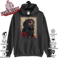 Black Jesus Face Of Jesus Cross With Crown Of Thorns Hoodie