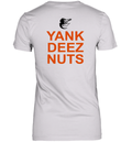 Baltimore Orioles Yank Deer Nuts Women039S V Neck T Shirt