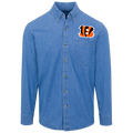 Cincinnati Bengals Logo Denim Shirt