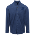 Detroit Tigers Logo Denim Shirt For Men And Women