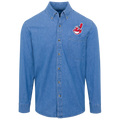Cleveland Indians Logo Denim Shirt For Men And Women