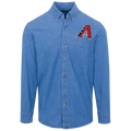 Arizona Diamondbacks Logo Denim Shirt For Men And Women