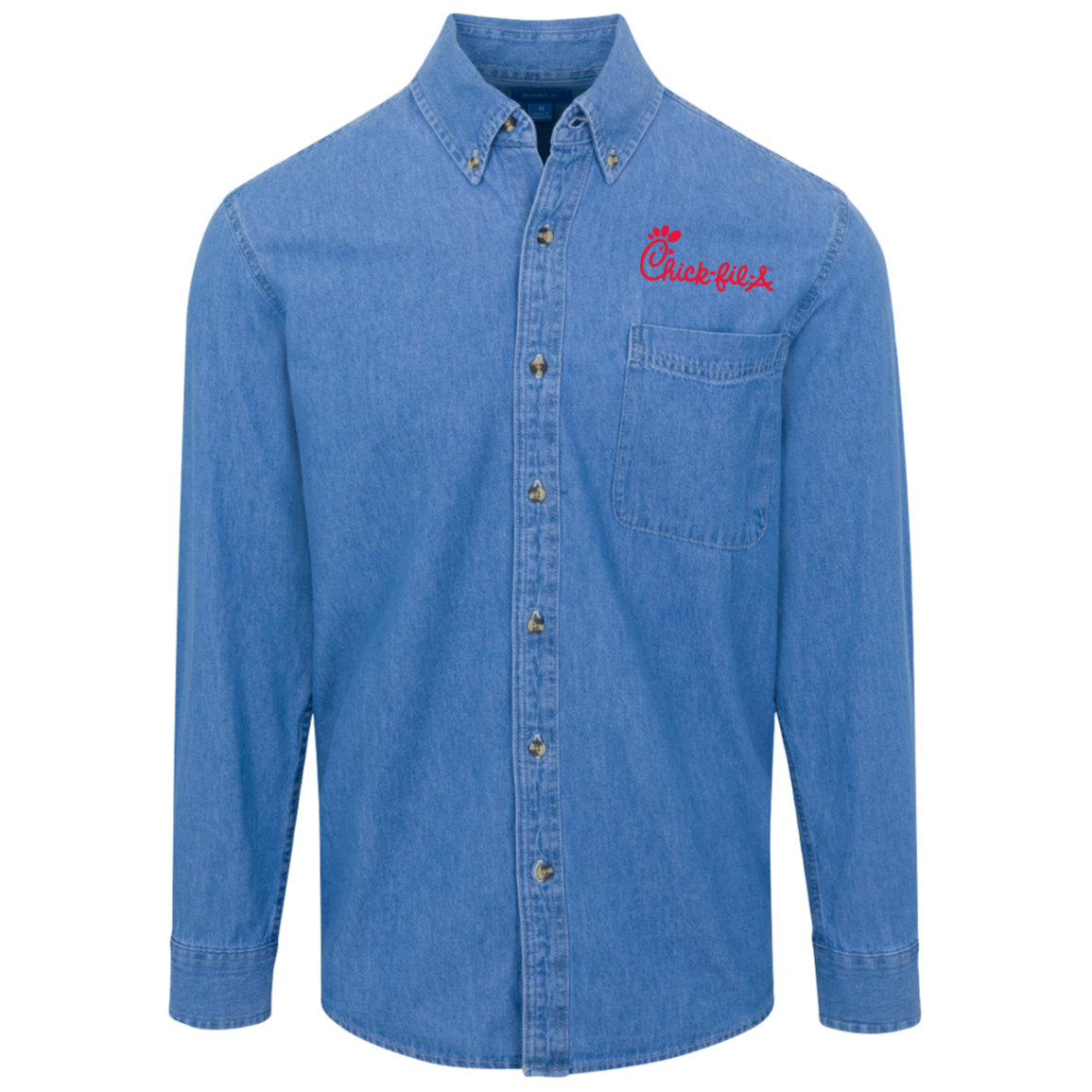 Chick Fil A Logo Denim Shirt For Men And Women