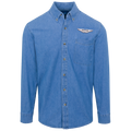 Aston Martin Logo Denim Shirt For Men And Women