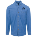 Et The Extra Terrestrial Logo Denim Shirt For Men And Women
