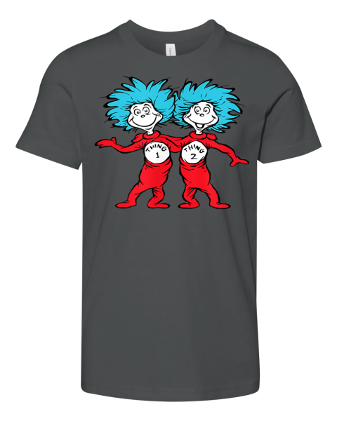 Dr Seuss Thing 1 Thing 2 Buddies Premium Youth T Shirt