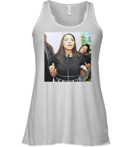 Aoc Alexandria Ocasio Cortez See Through Racerback Tank