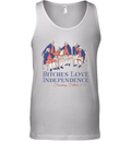 Bitches Love Independence Founding Fathers 1776 Tank Top