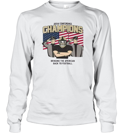 Army Black Knights 2024 Conference Champions Long Sleeve T Shirt